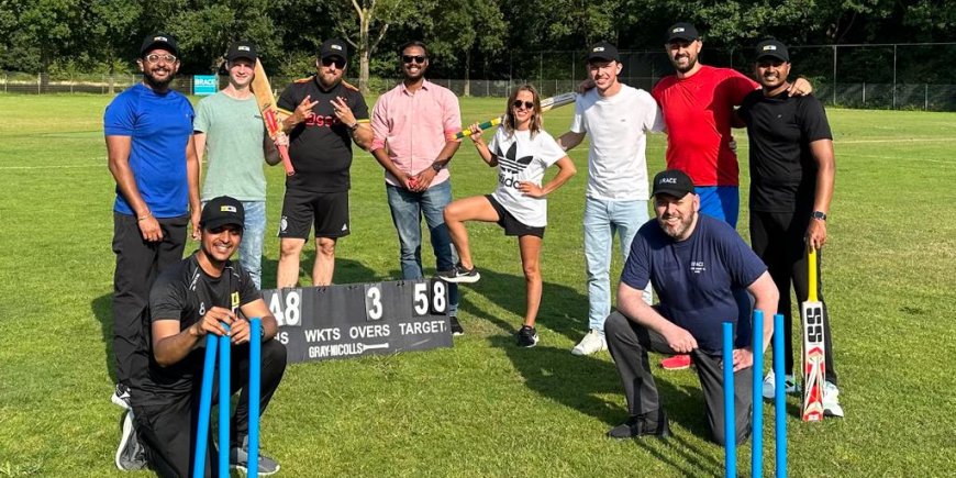 ACE development & engineering cricket clinic at ECC - sponsored by BRACE automotive development